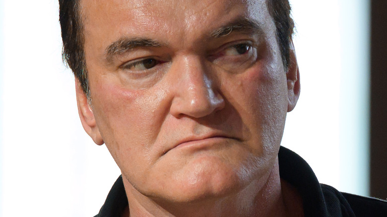 Quentin Tarantino listening