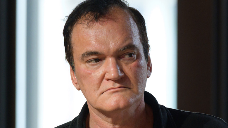 Quentin Tarantino listening