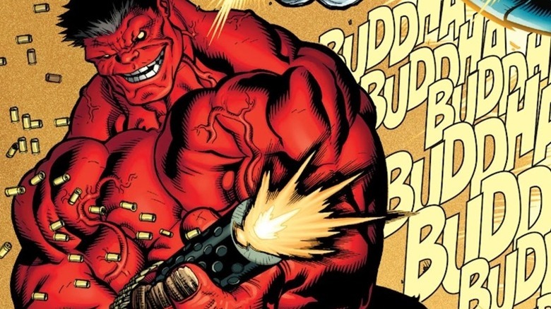 Red Hulk opens fire