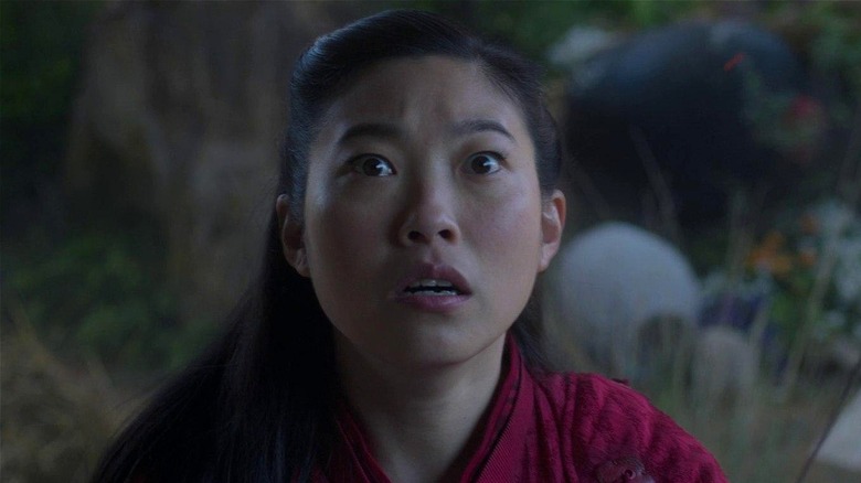 Katy looking shocked in 