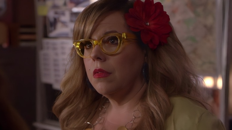 Penelope Garcia looking serious