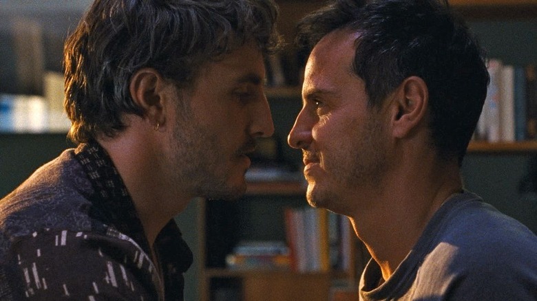 Harry Adam about to kiss