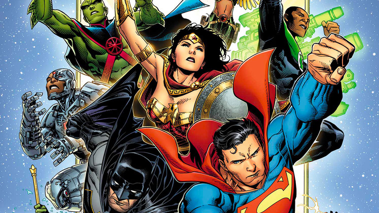The Justice League from the cover of 2018's Justice League #1