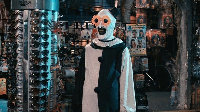 Art showing off his sinister smile