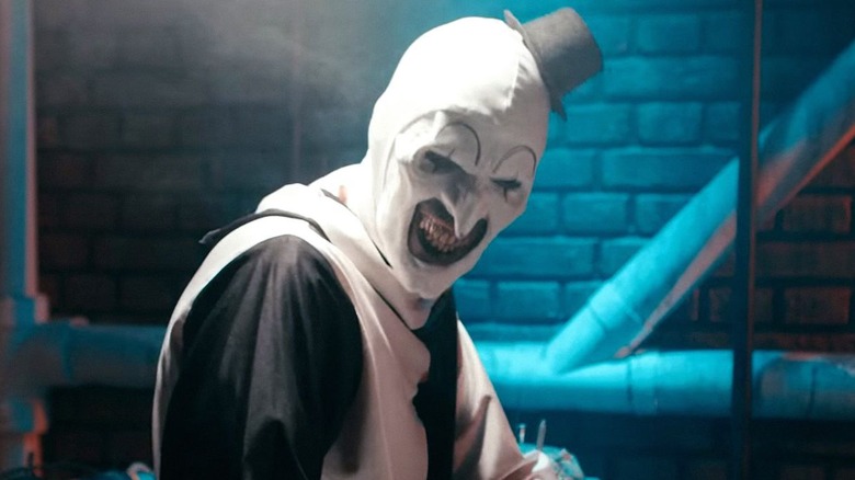 Art sitting in the creepy basement