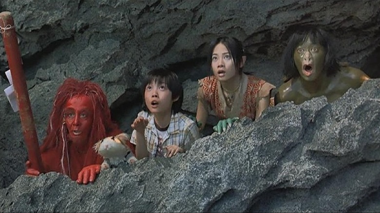 The main characters from The Great Yokai War
