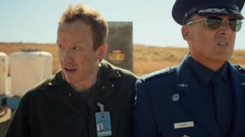 Chris Gethard and Steve Carell in Netflix's "Space Force"