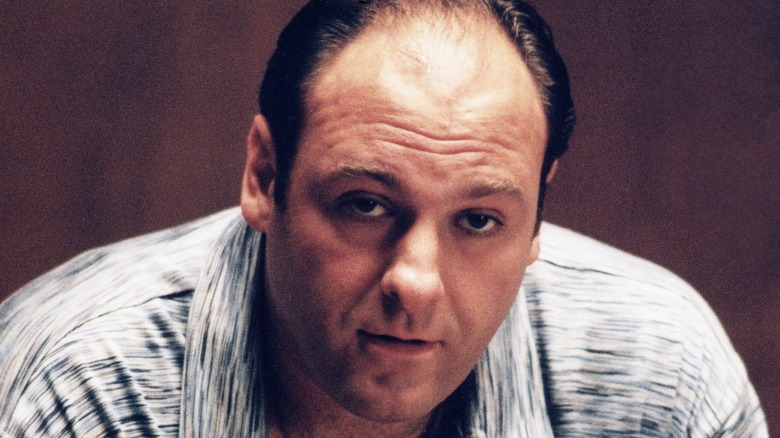 Tony Soprano looks stressed