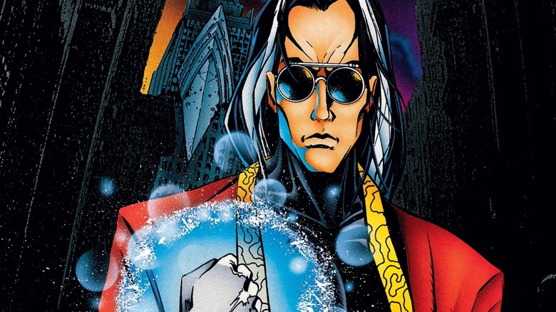 Doctor Strange powers magical energy in his fist