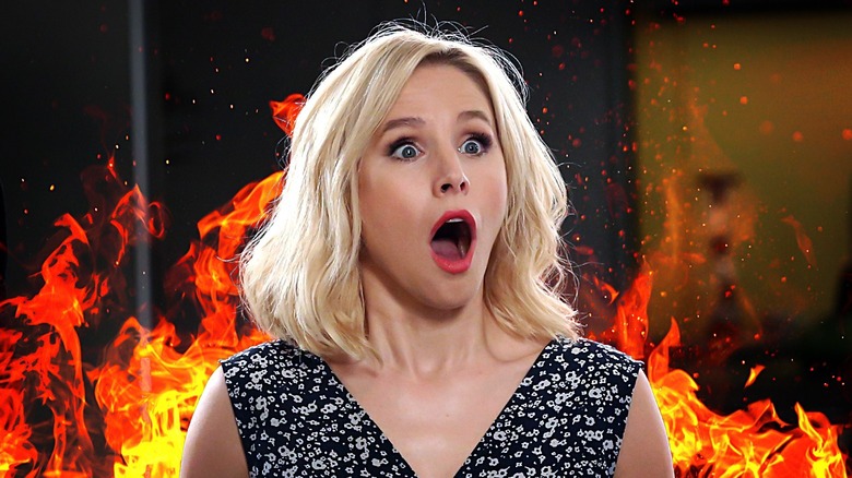 Eleanor acting surprised in Hell