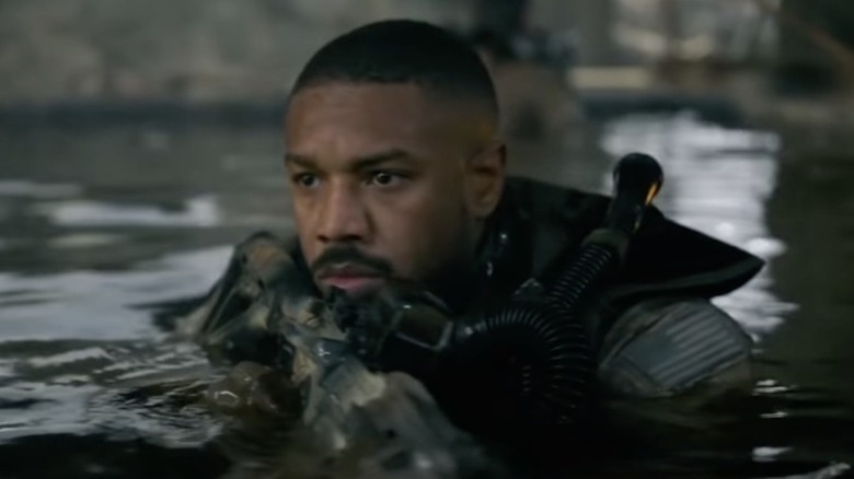 Clarke rises from the water in "Without Remorse"