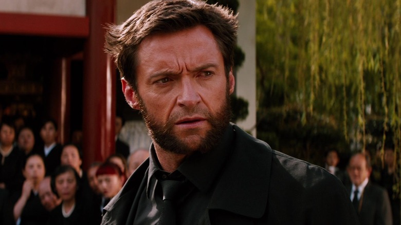 Wolverine in black suit