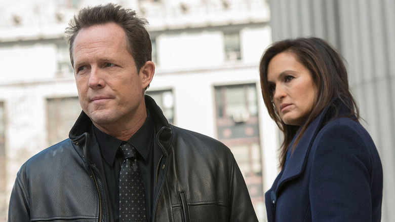 Detective Brian Cassidy and Detective Olivia Benson in "Law & Order: Special Victims Unit"