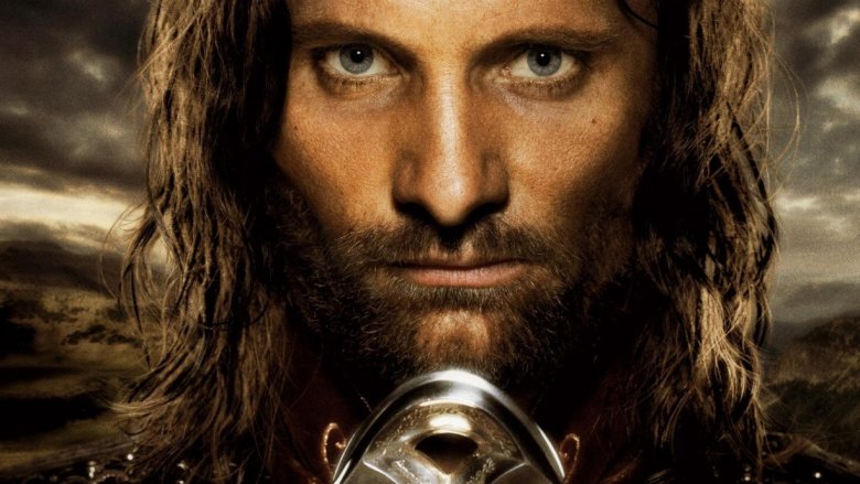 Viggo Mortensen as Aragorn in the Lord of the Rings