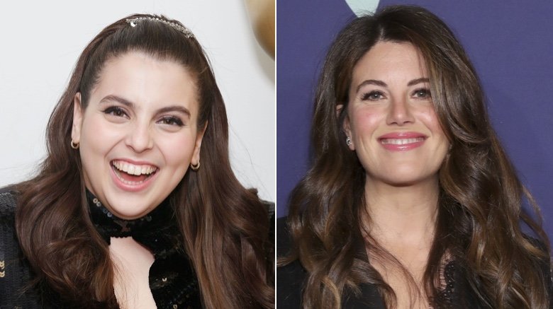 Beanie Feldstein and Monica Lewinsky