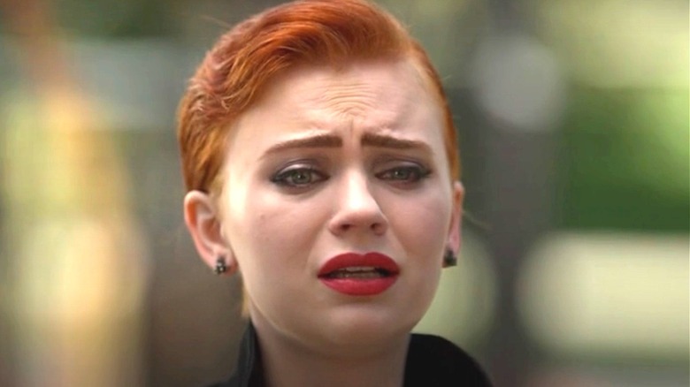 Scarlett looking distraught