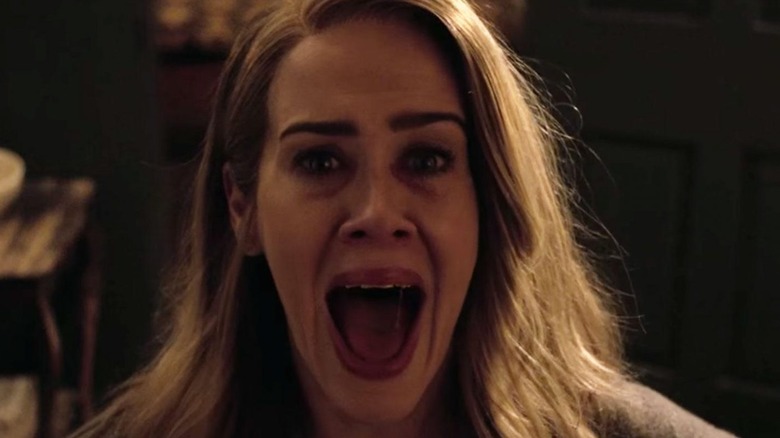 Sarah Paulson screaming American Horror Story