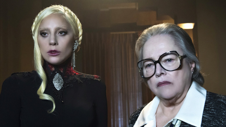 Lady Gaga and Kathy Bates in AHS: Hotel