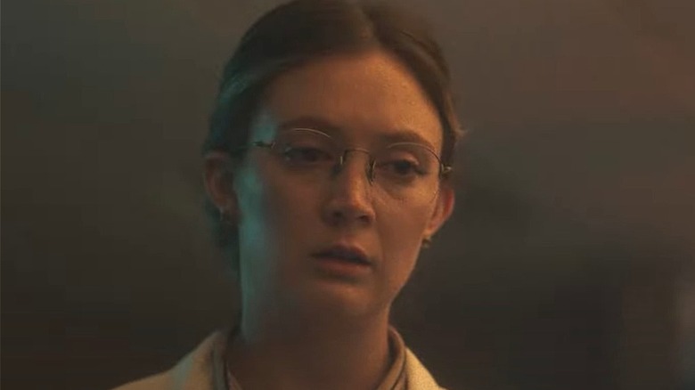 Dr. Hannah Wells looking suspicious