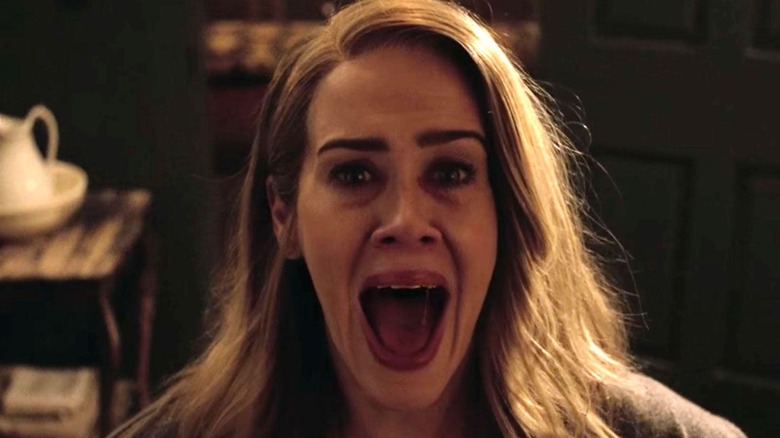 Sarah Paulson screaming