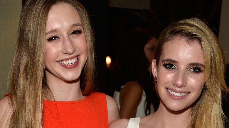 Taissa Farmiga and Emma Roberts