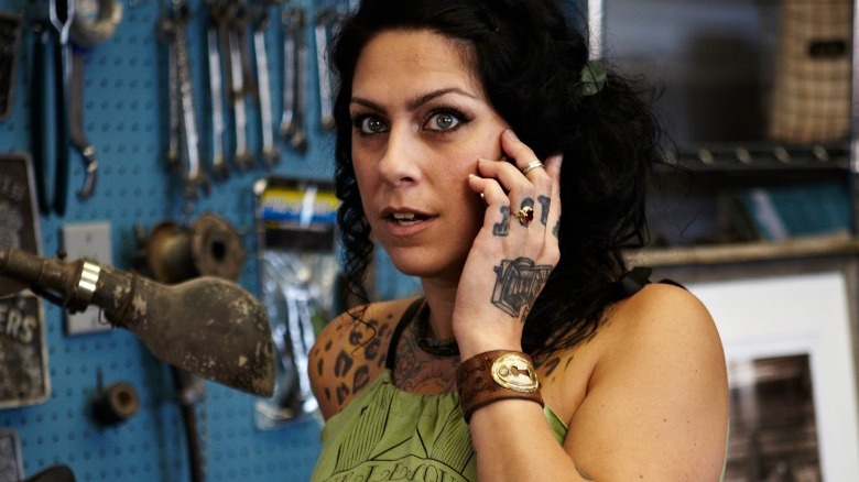 Danielle Colby on the phone