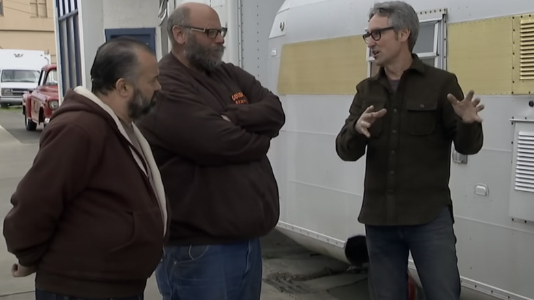 Frank, Mike, and Norm with Hanomag RV