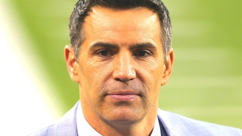 Kurt Warner on the field