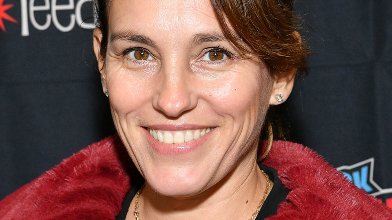 Amy Jo Johnson attending NY Comic Con 