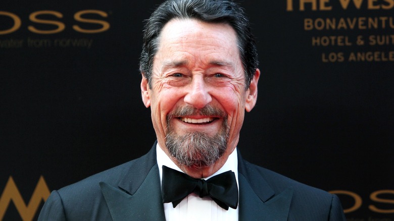 Peter Cullen wearing tuxedo