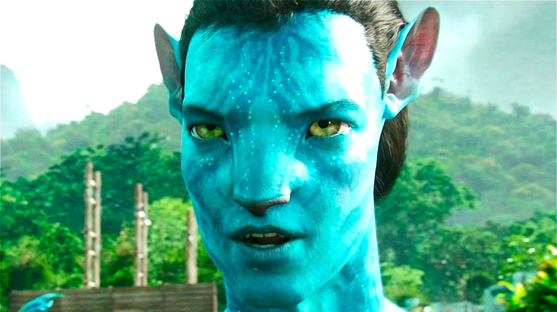 Jake Sully and Neytiri in Avatar