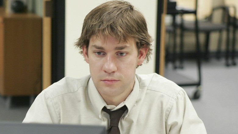 Jim Halpert working