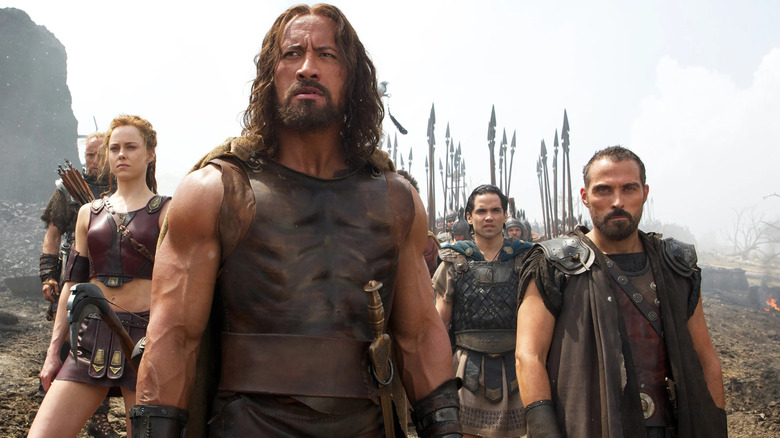 Hercules leads his army in 