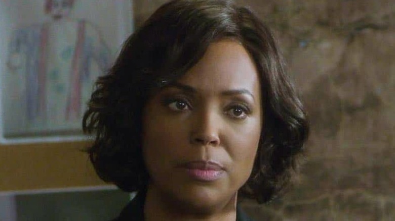 Aisha Tyler stares in Criminal Minds