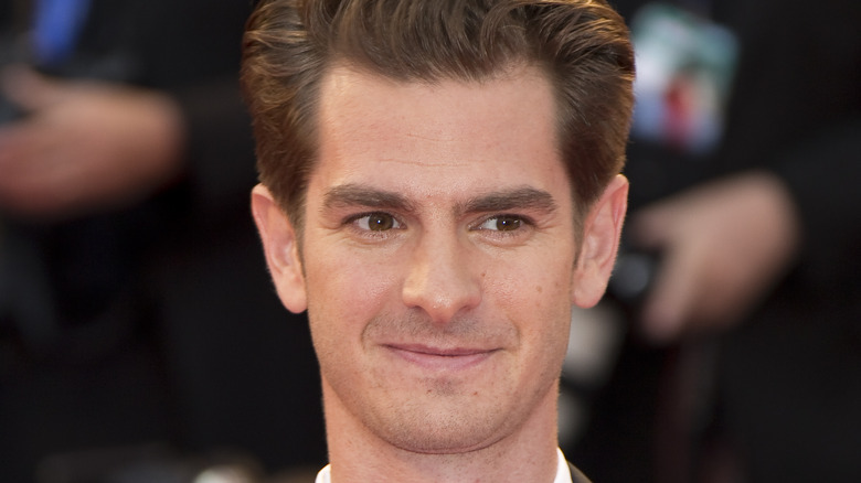 Andrew Garfield smiling 