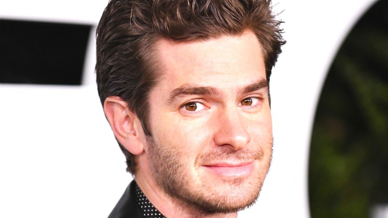 Andrew Garfield smiling