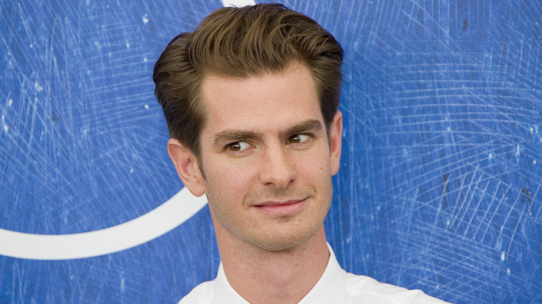 Andrew Garfield smiling