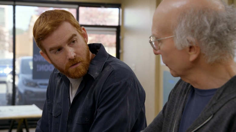 Andrew Santino and Larry David on Curb Your Enthusiasm