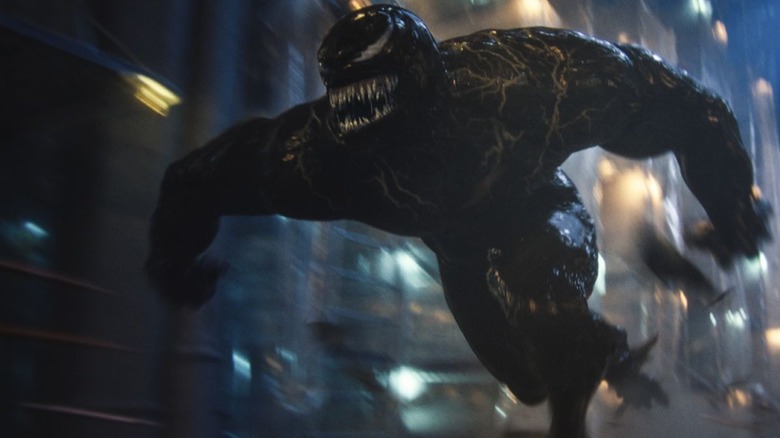 Venom running toward Carnage