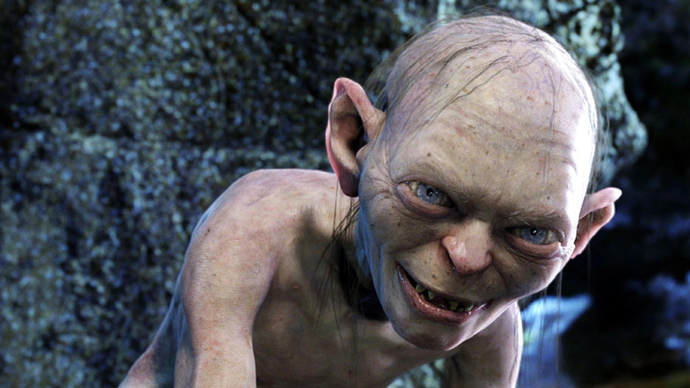 Gollum grinning