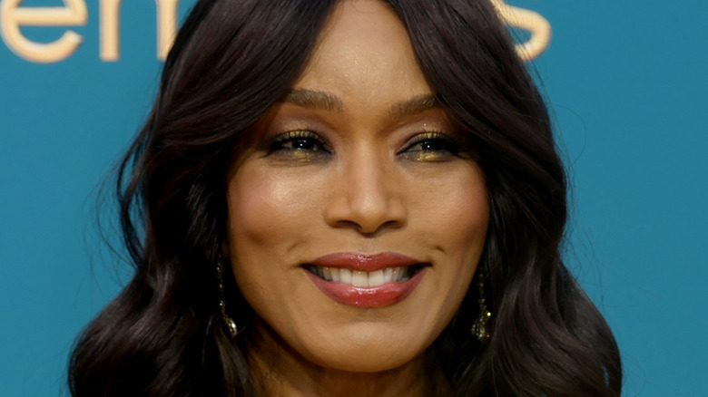 Angela Bassett smiling at event 