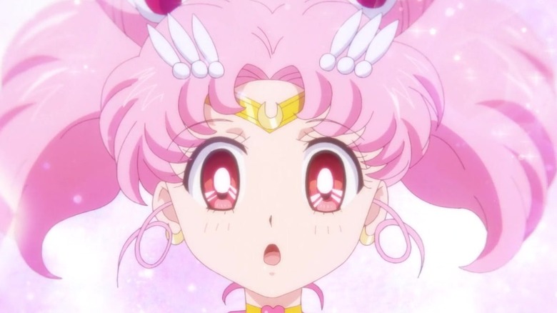 Sailor Chibi-Moon gasping