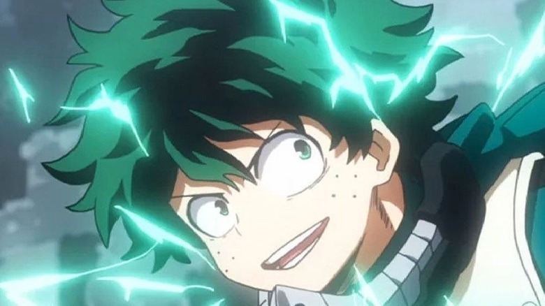 Deku powering up