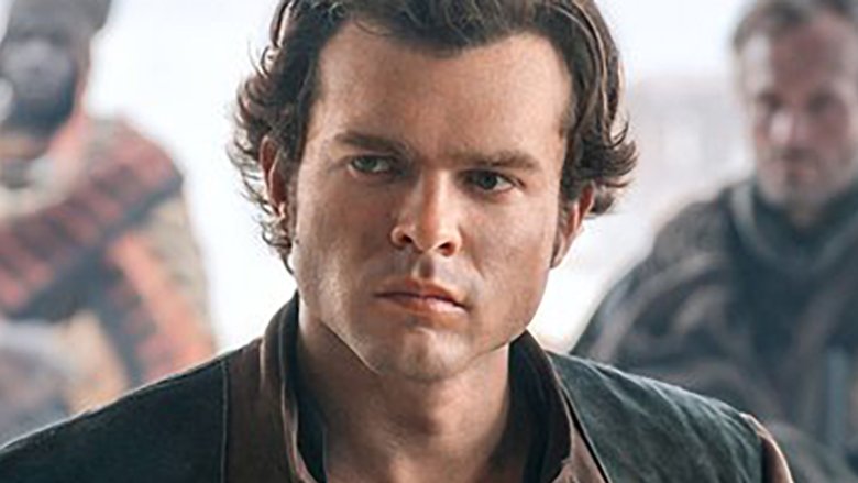 Alden Ehrenreich as Han Solo in Solo: A Star Wars Story