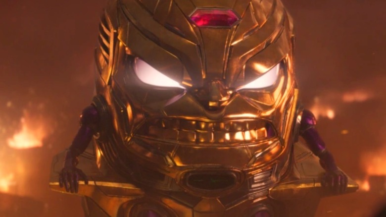 MODOK wearing his helmet