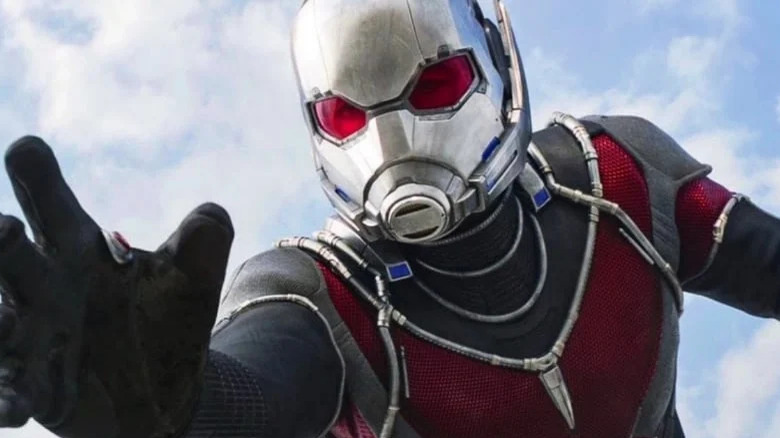 Ant-Man as Giant-Man, reaching out