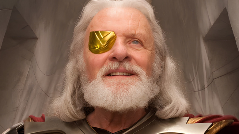 Odin Allfather in eyepatch and armor