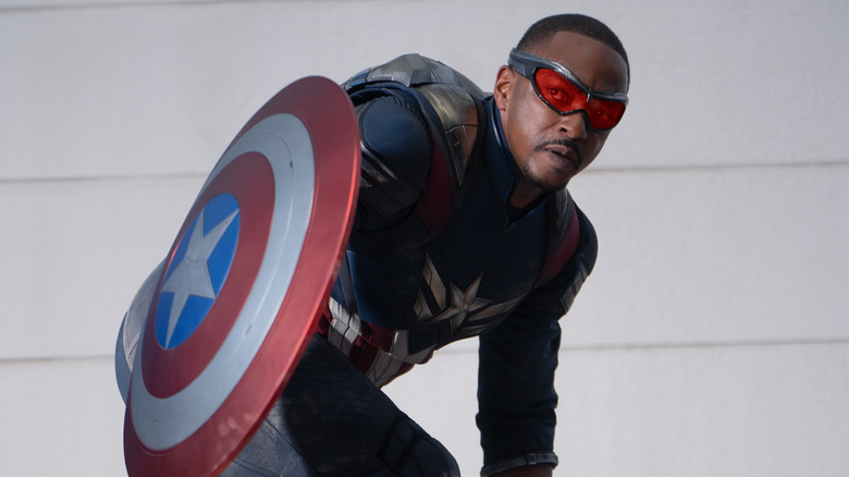 Sam Wilson in Captain America suit