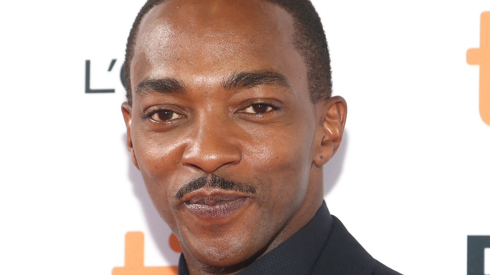 Anthony Mackie posing