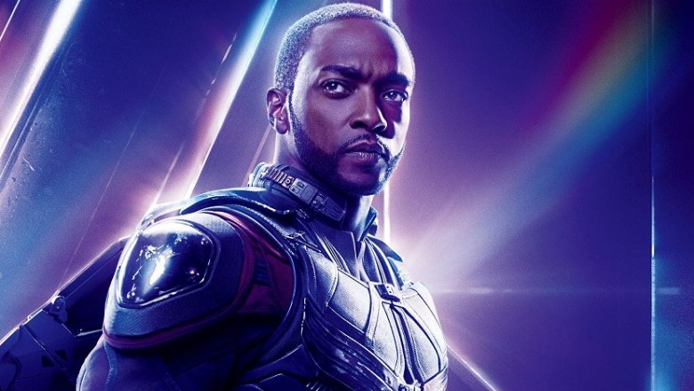 Anthony Mackie in Avengers: Endgame promo image